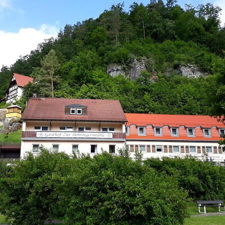 Hotel Gasthof Zur Behringersmuhle Goessweinstein Exterior foto