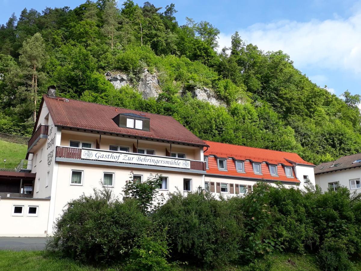 Hotel Gasthof Zur Behringersmuhle Goessweinstein Exterior foto